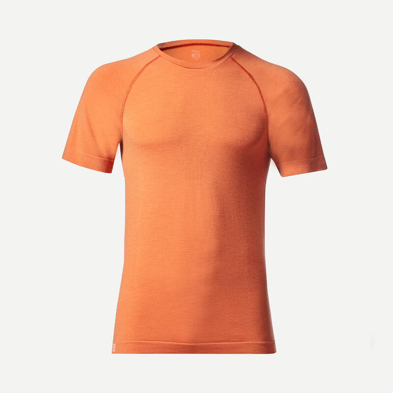 Men's short-sleeved merino wool trekking T-shirt - MT900 - Flex Style